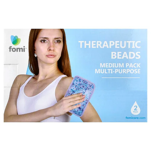 FOMI, Perlas terapéuticas, Paquete mediano, Lavanda, Paquete de 2