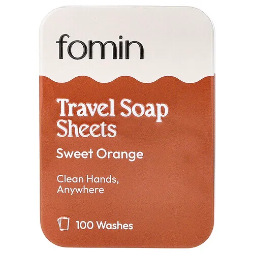 fomin, Jabones para viaje, Naranja dulce, 100 hojas