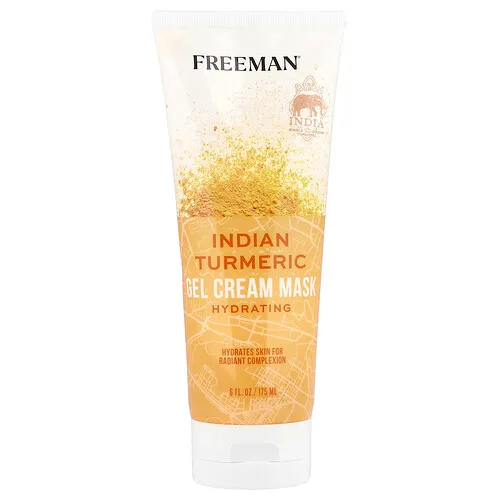 Freeman Beauty, Mascarilla de belleza hidratante de crema en gel con cúrcuma india, 175 ml (6 oz. líq.)