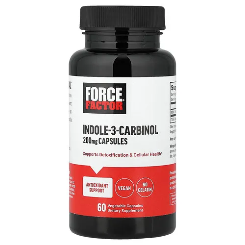 Force Factor, Ídolo-3-carbinol, 200 mg, 60 cápsulas vegetales