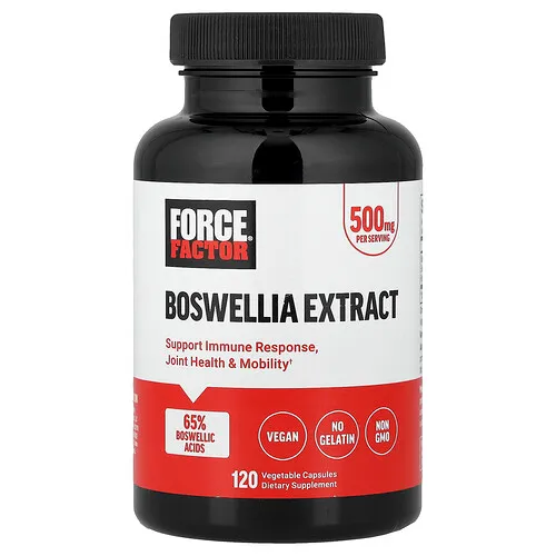 Force Factor, Extracto de Boswellia, 500 mg, 120 cápsulas vegetales