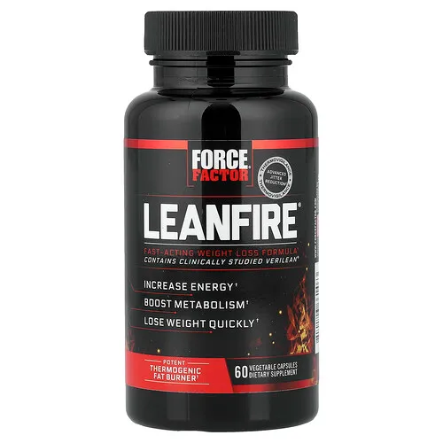 Force Factor, LeanFire®, 60 cápsulas vegetales