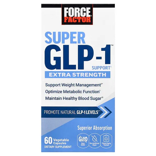 Force Factor, Refuerzo Super GLP-1™, 60 cápsulas vegetales