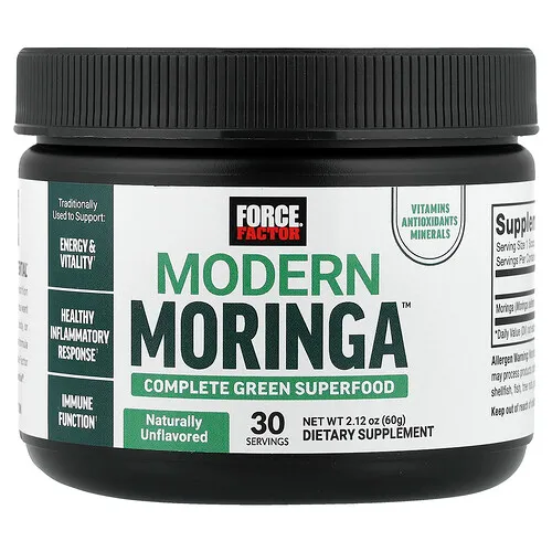 Force Factor, Modern Moringa™, Sin sabor, 60 g (2,12 oz)