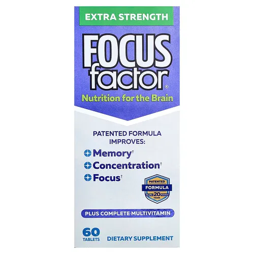 Focus Factor, Nutrición para el cerebro, 60 comprimidos
