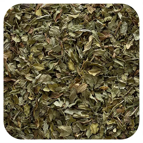 Frontier Co-op, Hoja de Menta Verde Orgánica, Cortada y Tamizada, 16 oz (453 g)