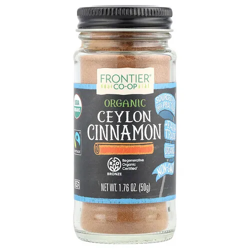 Frontier Co-op, Canela de Ceilán orgánica, 50 g (1,76 oz)