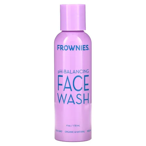 Frownies, Jabón líquido facial para equilibrar el pH, 118 ml (4 oz)
