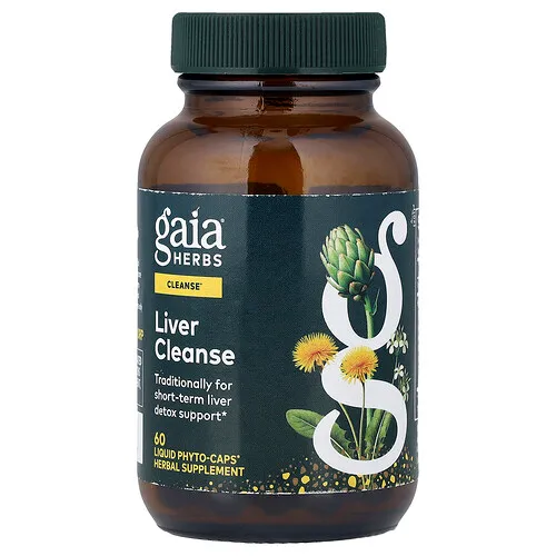 Gaia Herbs, Limpieza hepática, 60 cápsulas Phyto-Caps líquidas