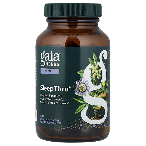 Gaia Herbs, SleepThru®, 120 cápsulas Phyto-Caps® líquidas (470 mg por cápsula)