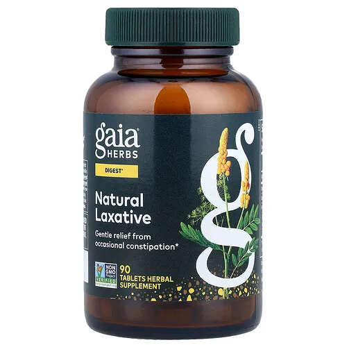 Gaia Herbs, Laxante natural, 90 comprimidos
