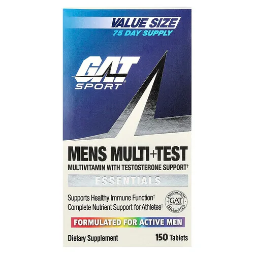 GAT, Multivitamínico + Testosterona para hombres, 150 comprimidos