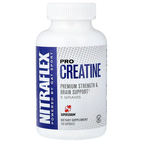 GAT, Nitraflex®, Procreatina, 180 cápsulas