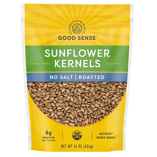 Good Sense, Granos de girasol, Sin sal, Tostados, 454 g (16 oz)