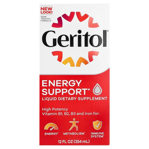 Geritol, Suplemento líquido de refuerzo energético, 354 ml (12 oz. líq.)