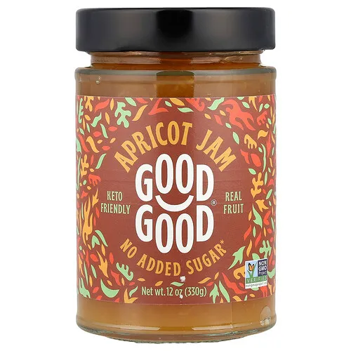 GOOD GOOD, Mermelada de albaricoque`` 330 g (12 oz)