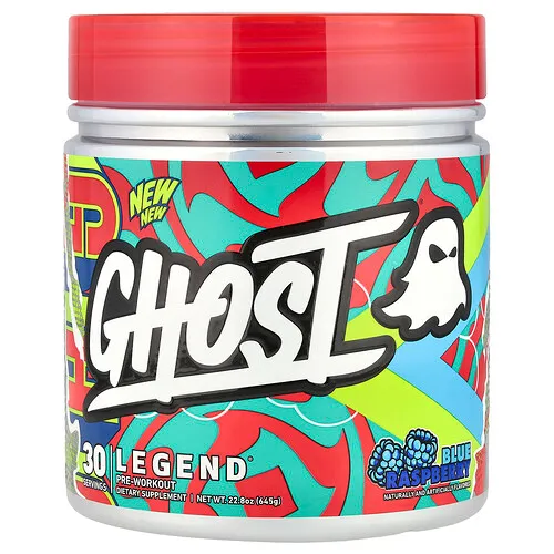 Ghost, Suplemento preentrenamiento Legend®, Frambuesa azul, 645 g (22,8 oz)