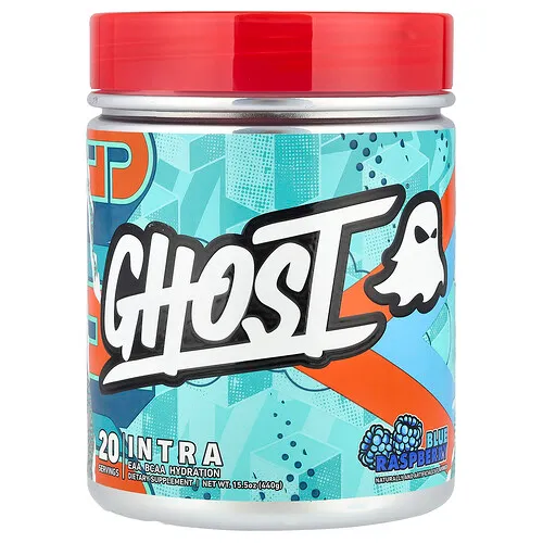 Ghost, Intra, Frambuesa azul, 440 g (15,5 oz)