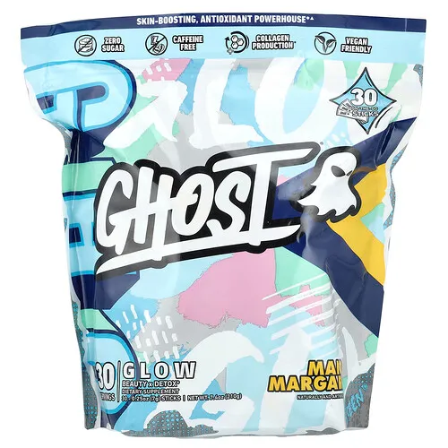 Ghost, Glow, Margarita de mango, 30 barritas, 7 g (0,25 oz) cada una