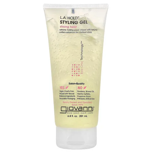 Giovanni, Gel de peinado L.A. Hold™, Fijación fuerte, 201 ml (6,8 oz. líq.)