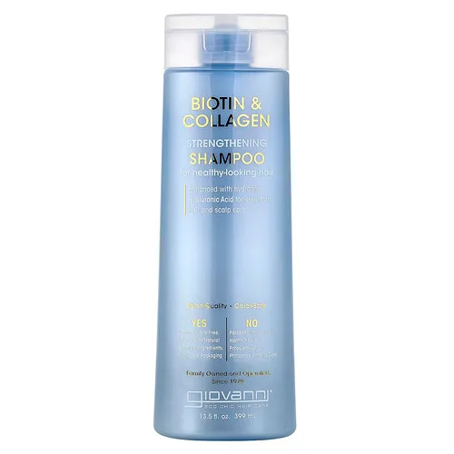 Giovanni, Champú fortalecedor con biotina y colágeno`` 399 ml (13,5 oz. Líq.)