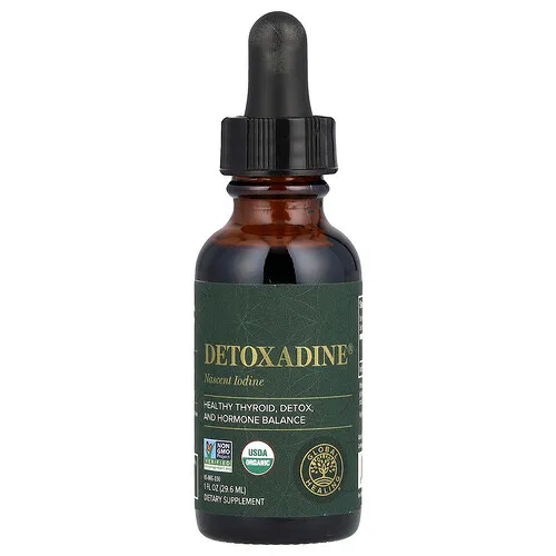 Global Healing, Detoxadine, Yodo naciente, 29,6 ml (1 oz. líq.)