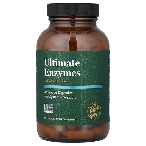 Global Healing, Ultimate Enzymes, 120 cápsulas