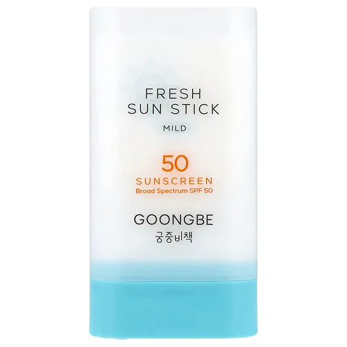 Goongbe, Protector solar en barra Fresh Sun, Suave, FPS 50, 23 g (0,81 oz)