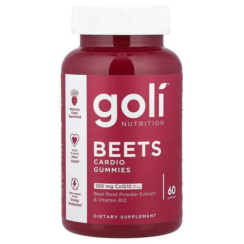 Goli Nutrition, Gomitas de remolacha`` 60 gomitas