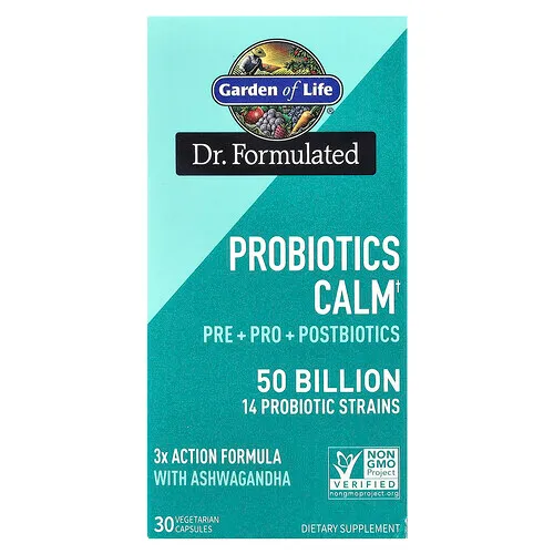 Garden of Life, Ultra Probiotics, Suplemento probiótico de amplio completo, 50.000 millones, 30 cápsulas vegetales