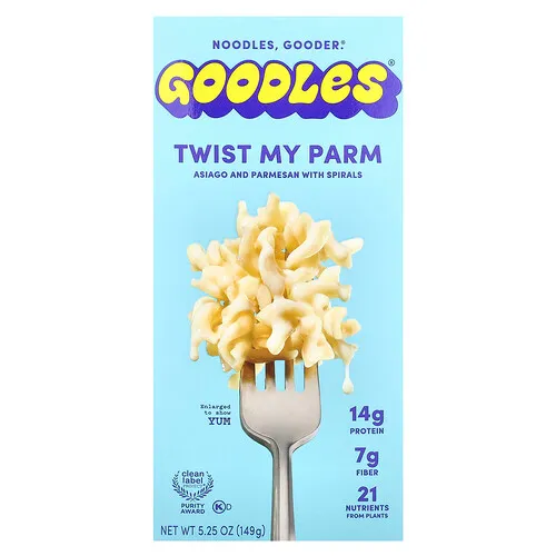 Goodles, Twist My Parm, Asiago y parmesano con espirales, 149 g (5,25 oz)