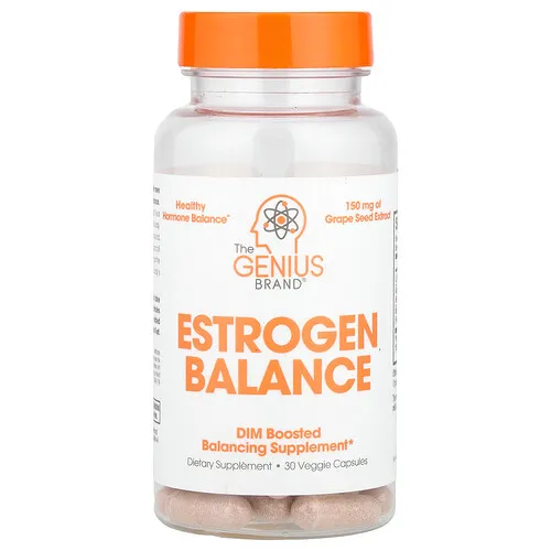 The Genius Brand, Estrógeno equilibrado, 30 cápsulas vegetales