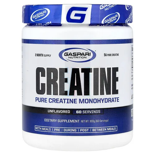 Gaspari Nutrition, Creatina, sin sabor, 300 g