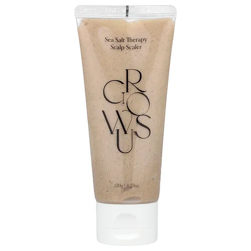 GROWUS, Exfoliante para el cuero cabelludo con sal marina, 120 g (4,23 oz)