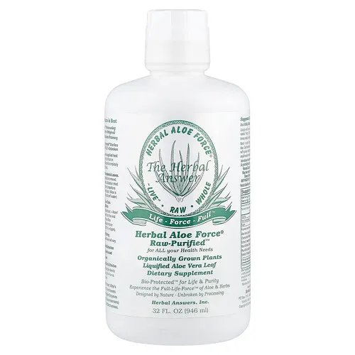 Herbal Answers, Herbal Aloe Force®, Raw Purified™, 946 ml (32 oz. líq.)