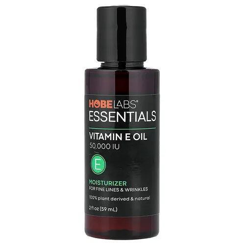 Hobe Labs, Essentials, Aceite de vitamina E, 59 ml (2 oz. líq.)