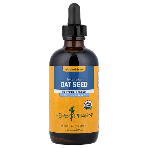 Herb Pharm, Semilla de avena, Sin alcohol, 120 ml (4 oz. líq.)