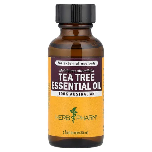 Herb Pharm, Aceite esencial de árbol del té, 30 ml (1 oz. líq.)