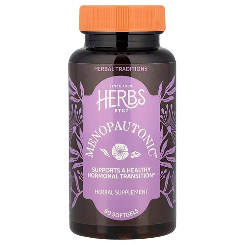 Herbs Etc., Menopautonic™, 60 cápsulas blandas