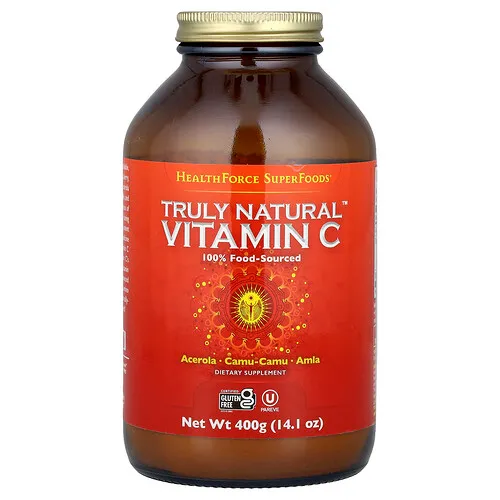 HealthForce Superfoods, Vitamina C Truly Natural, 400 g (14,1 oz)