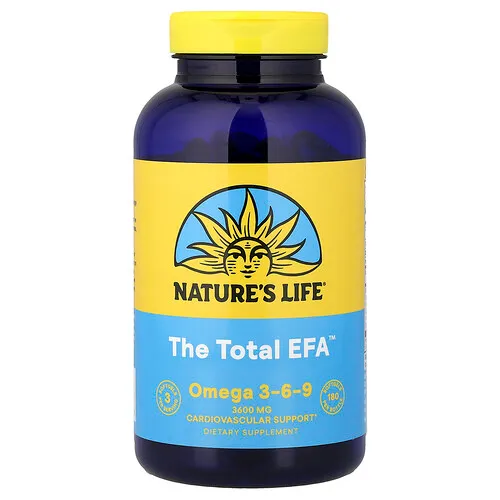 Nature's Life, Total EFA™, 180 cápsulas blandas