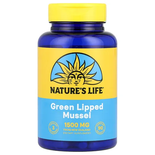 Nature's Life, Mejillón de labios verdes, 90 cápsulas (500 mg por cápsula)
