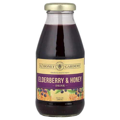 Honey Gardens, Bebida inmunitaria, Saúco y miel, 298 ml (10,1 oz. líq.)