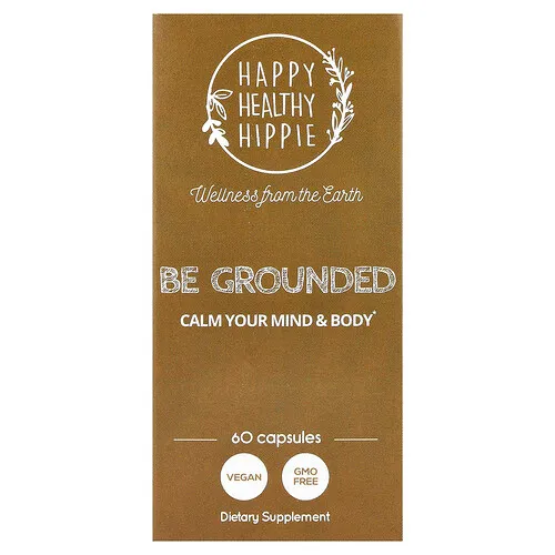 Happy Healthy Hippie, Be Ground, 60 cápsulas