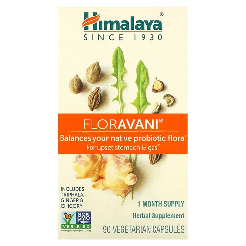 Himalaya, FlorAvani, 90 cápsulas vegetales