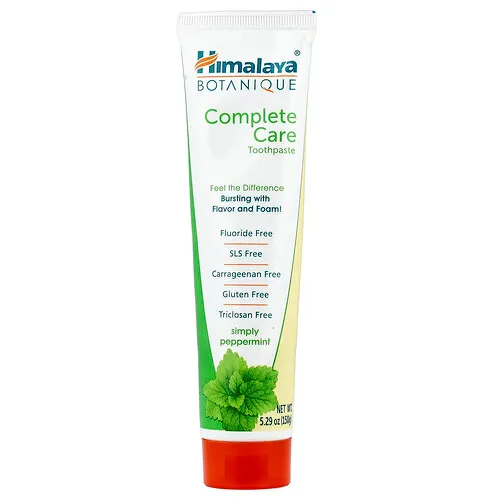 Himalaya, Simplemente menta: pasta de dientes para cuidado completo, 150 g (5.29 oz)