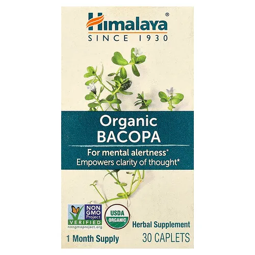 Himalaya, Bacopa orgánica`` 30 comprimidos