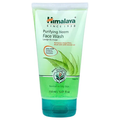 Himalaya, Jabón líquido purificante para el rostro con nim, Piel normal a grasa, 150 ml (5,07 oz. líq.)