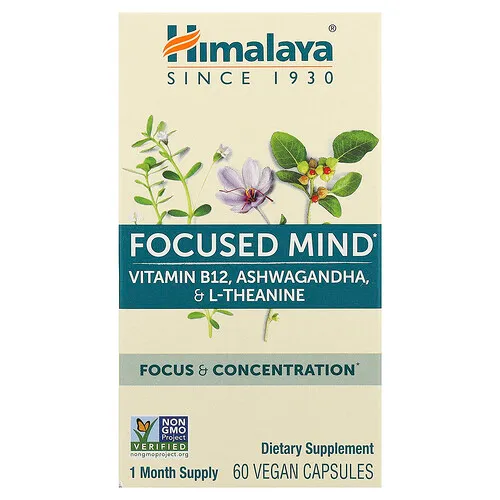 Himalaya, Focused Mind, 60 cápsulas veganas