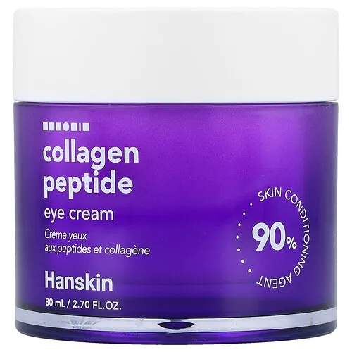 Hanskin, Péptido de colágeno, Crema para el contorno de los ojos, 80 ml (2,7 oz. líq.)